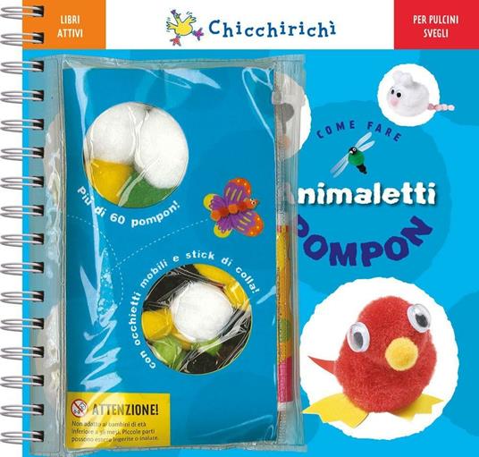 Come fare animaletti pompon. Ediz. illustrata. Con gadget - Klutz Staff - copertina