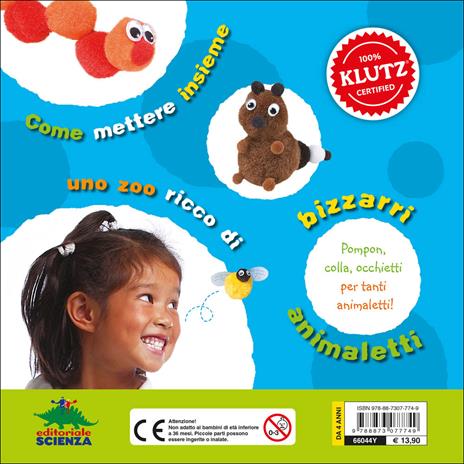 Come fare animaletti pompon. Ediz. illustrata. Con gadget - Klutz Staff - 2