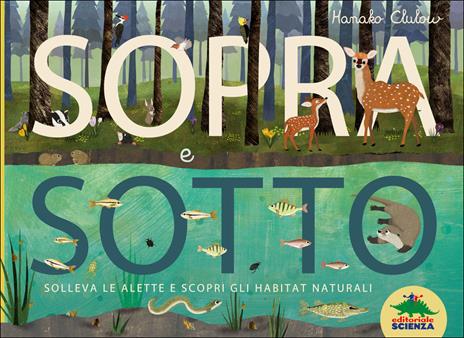 Sopra e sotto. Solleva le alette e scopri gli habitat naturali - Patricia Hegarty,Tanera Simons - copertina