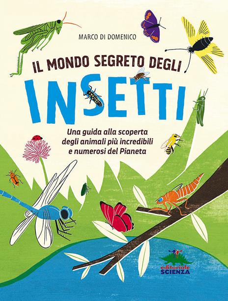 Il mondo segreto degli insetti. Una guida alla scoperta degli animali più incredibili e numerosi del pianeta. Ediz. a colori - Marco Di Domenico - copertina