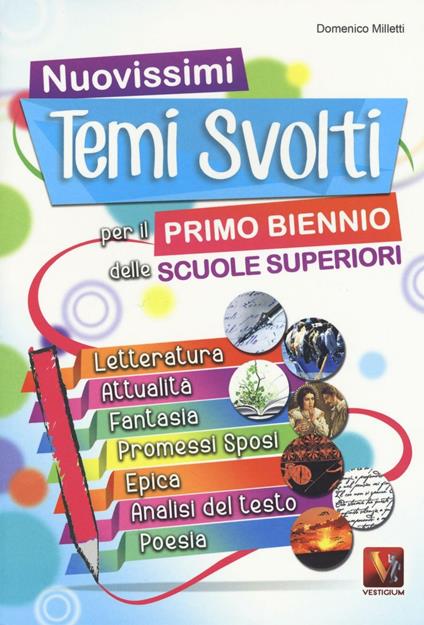 Nuovisimi temi svolti per il 1° biennio delle Scuole superiori - Domenico Milletti - copertina