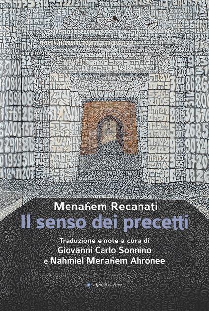Il senso dei precetti - Menahem Recanati - copertina