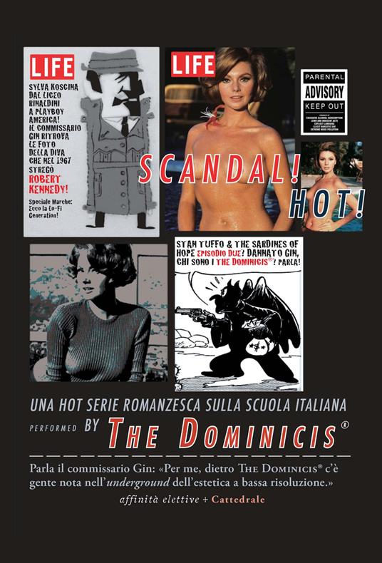 Stan Tuffo 2 & the sardines of hope. Più le avventure complete del commissario Gin. Romanzo in 2 episodi - The Dominicis - copertina
