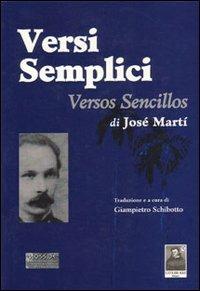 Versi semplici-Versos sencillos - José Martí - copertina