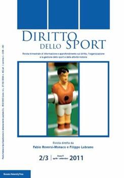 Libro Diritto dello sport (2011) vol. 2-3 