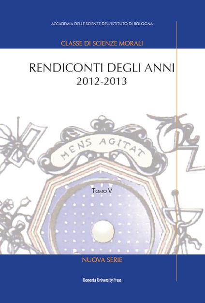 Rendiconti. Vol. 5: Anni 2012-2013 - copertina