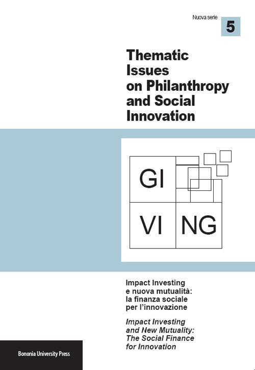 Giving. Thematic issues in philantropy and social innovation (2014). Nuova serie. Vol. 5 - copertina