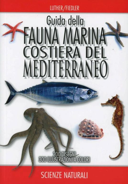 Guida della fauna marina costiera del Mediterraneo - Wolfgang Luther,Kurt Fiedler - copertina