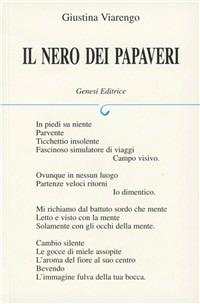 Il nero dei papaveri - Giustina Viarengo - copertina