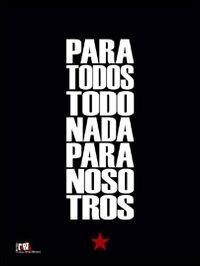 Para todos todo nada para nosostros - copertina