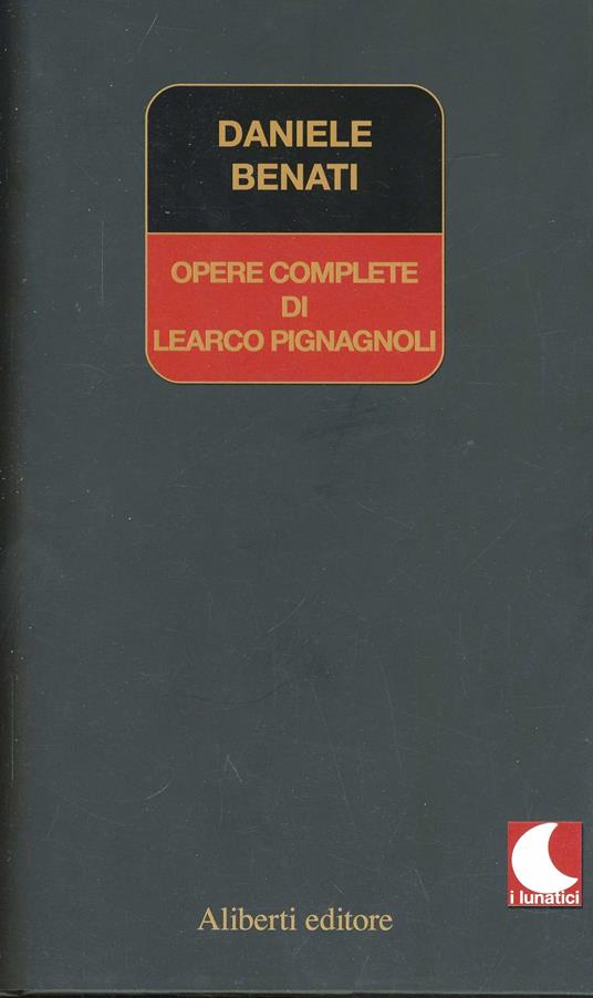 Opere complete - Learco Pignagnoli - copertina