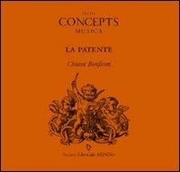 MiniConcepts Musica. La patente - Chiara Bonfanti - copertina
