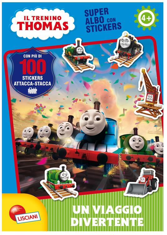 Un viaggio divertente. Il trenino Thomas. Con adesivi. Ediz. illustrata - copertina