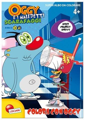 Oggy e i maledetti scarafaggi. Super albo da colorare. Ediz. illustrata - copertina