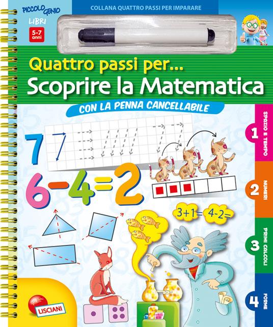 Scoprire la matematica. Quattro passi per... Ediz. illustrata. Con gadget - copertina