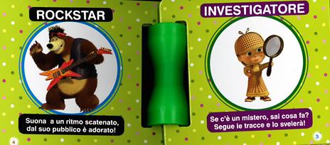 Masha e Orso. Cosa farò da grande. Con adesivi e 8 mini puzzle. Ediz. illustrata - 2