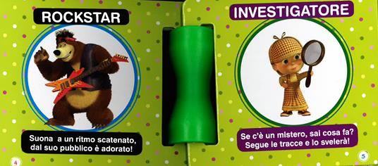 Masha e Orso. Cosa farò da grande. Con adesivi e 8 mini puzzle. Ediz. illustrata - 2