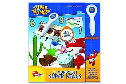 Il Mondo dei Super Wings Libro con penna elettronica