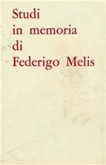 Studi in memoria di Federigo Melis. Raccolta di saggi di autori italiani e stranieri