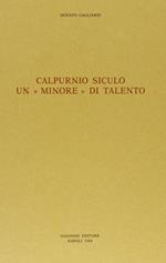 Calpurnio Siculo. Un «Minore» di talento
