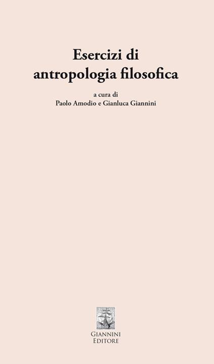 Esercizi di antropologia filosofica - copertina