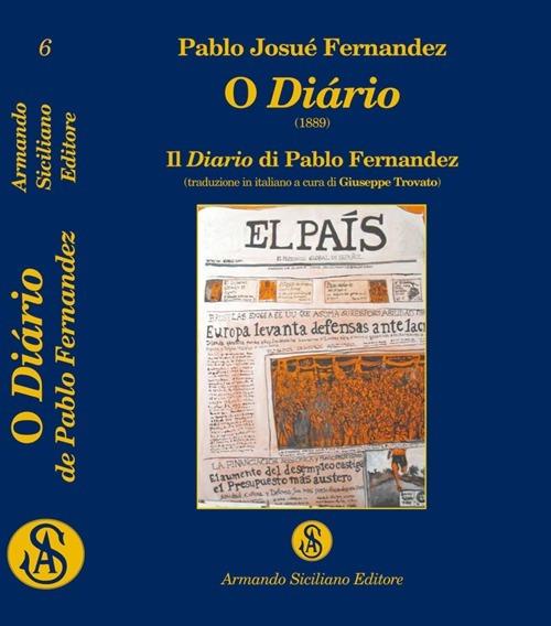 O diário (1889). Il diario di Pablo Fernandez - Pablo J. Fernández - copertina