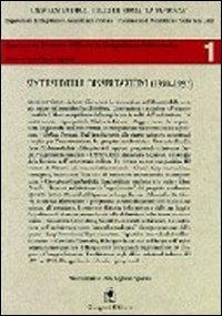 Sintesi delle Dissertazioni (1990-1992) del Dipartimento di progettazione architettonica e urbana, Università di Roma «La Sapienza» - copertina