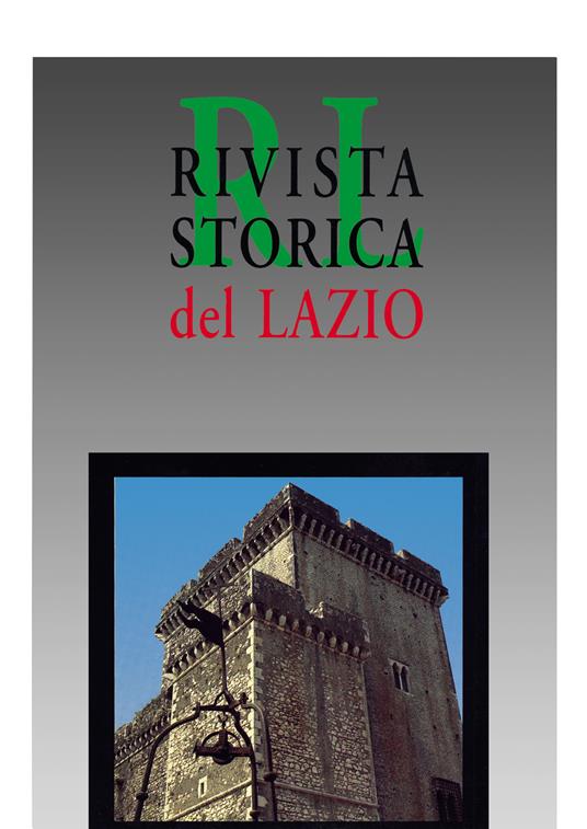 Rivista storica del Lazio (1994). Vol. 2 - copertina