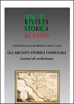 Gli archivi storici comunali. Lezioni di archivistica