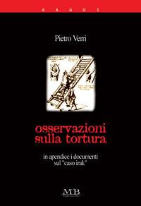 Osservazioni sulla tortura - Pietro Verri - copertina