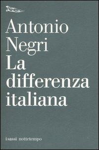 La differenza italiana - Antonio Negri - copertina