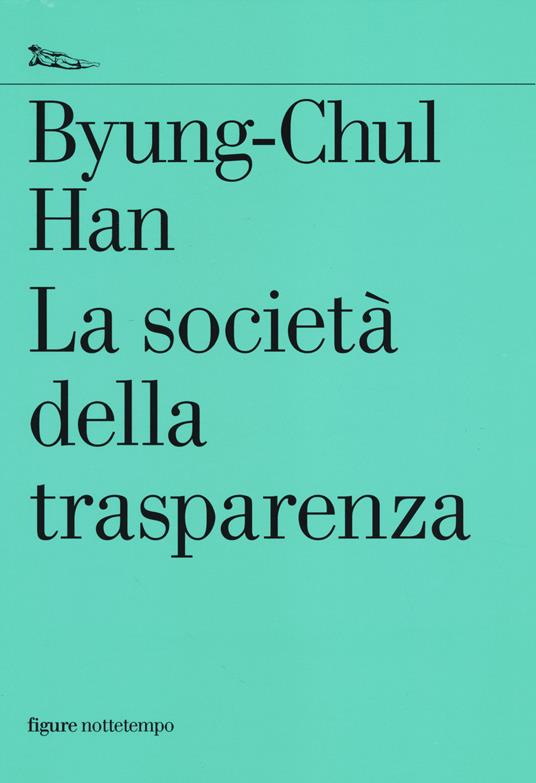 La società della trasparenza - Byung-Chul Han - copertina