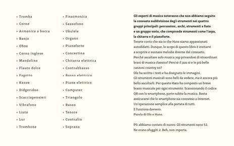 A tutta musica! Il metodo geniale per conoscere 50 strumenti in 1 colpo. Ediz. a colori. Con QR Code - Ole Könnecke,Hans Könnecke - 4