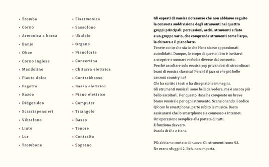 A tutta musica! Il metodo geniale per conoscere 50 strumenti in 1 colpo. Ediz. a colori. Con QR Code - Ole Könnecke,Hans Könnecke - 4