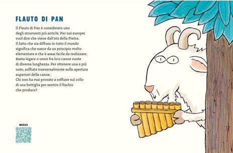 A tutta musica! Il metodo geniale per conoscere 50 strumenti in 1 colpo. Ediz. a colori. Con QR Code - Ole Könnecke,Hans Könnecke - 7