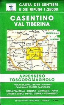 Libro Casentino, Val Tiberina 1:25.000 