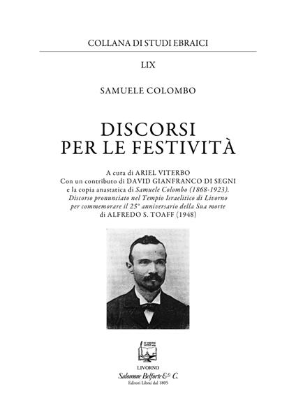Discorsi per le festività - Samuele Colombo - copertina