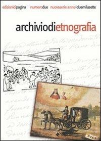 Archivio di etnografia (2007). Vol. 2 - Ferdinando Mirizzi - copertina