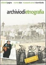 Archivio di etnografia (2008). Vol. 2