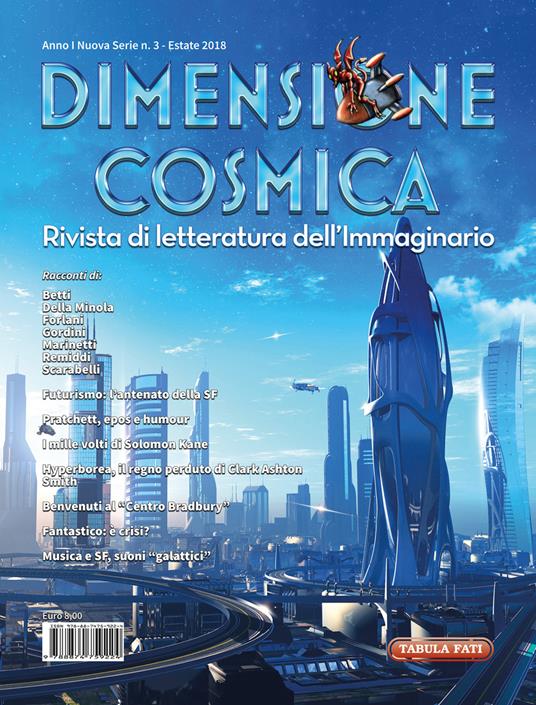 Dimensione cosmica. Rivista di letteratura dell'immaginario (2018). Vol. 3: Estate. - copertina