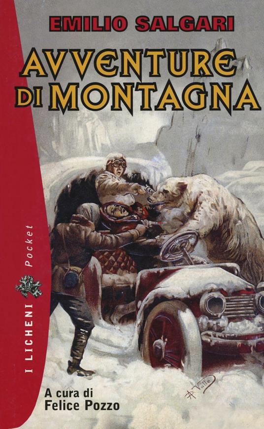 Avventure di montagna - Emilio Salgari - copertina