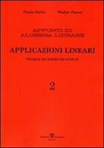 Appunti di algebra lineare. Vol. 2: Applicazioni lineari. Teoria ed esercizi svolti.