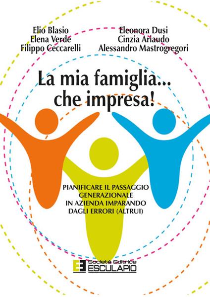 La mia famiglia... che impresa! Pianificare il passaggio generazionale in azienda imparando dagli errori (altrui) - Elio Blasio,Elena Verde,Filippo Ceccarelli - copertina