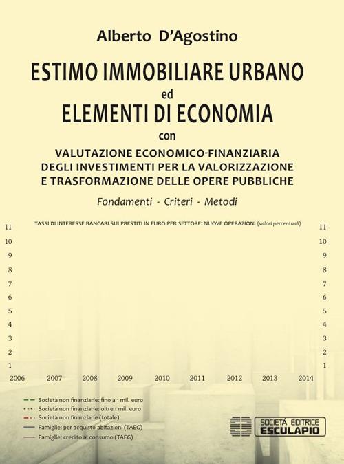 Estimo immobiliare urbano ed elementi di economia - Alberto D'Agostino - copertina