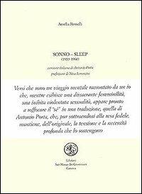 Sonno-Sleep - Amelia Rosselli,A. Porta - copertina
