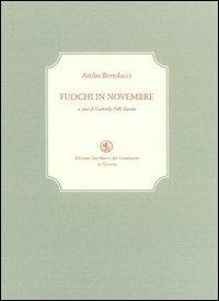 Fuochi in novembre - Attilio Bertolucci - copertina