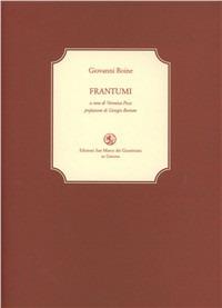 Frantumi - Giovanni Boine - copertina