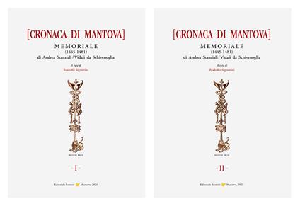 Cronaca di Mantova. Memoriale di Andrea da Schivenoglia (1445-1481) - Andrea da Schivenoglia - copertina