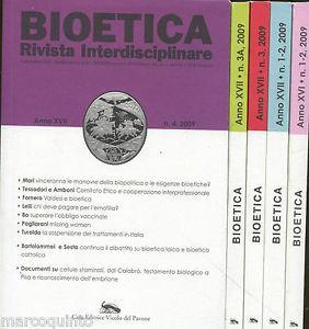 Bioetica (2009) vol. 1-2 - copertina