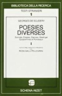 Poésies diverses. Vol. 1 - Georges de Scudéry - copertina